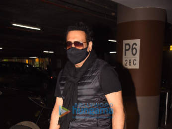 Photos: Govinda and Sunita Ahuja snapped at the airport