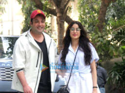 Photos: Janhvi Kapoor and Varun Sharma snapped promoting Roohi at Maddock Films’ office