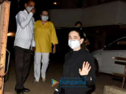 Photos: Karisma Kapoor and Babita Kapoor snapped at Kareena Kapoor Khan’s house in Bandra
