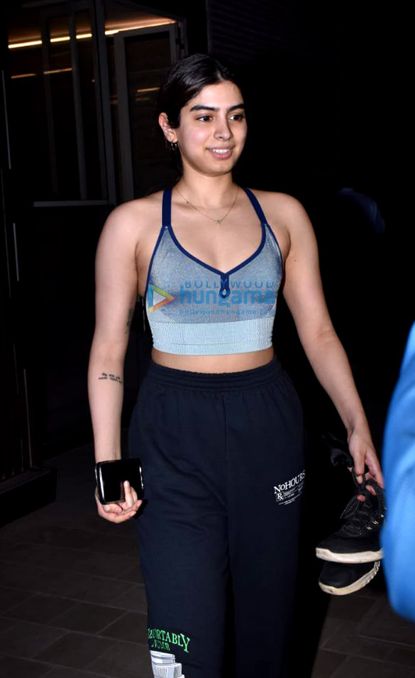 photos khushi kapoor spotted at the gym 2