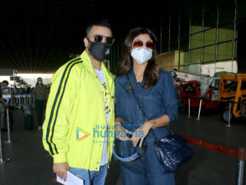 Photos: Shilpa Shetty, Raj Kundra, Mouni Roy and others snapped at the airport