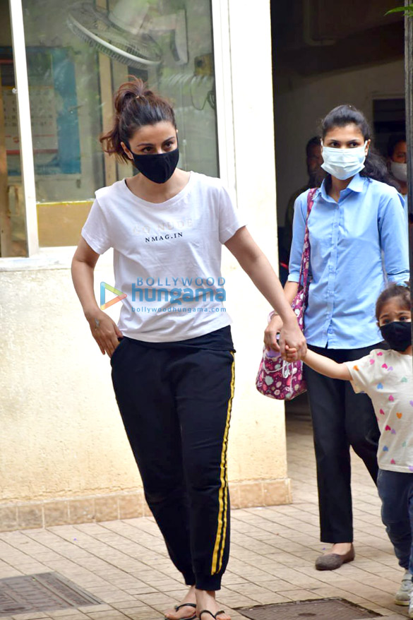 photos soha ali khan and neha dhupia snapped with their respective kids in bandra 3