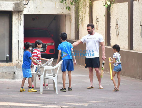 photos sohail khan spotted playing cricket 1