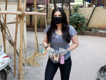 Photos: Zareen Khan spotted at Pilates studio