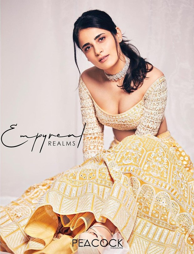 Radhika Madan looks exquisite in yellow embellished Falguni and Shane Peacock lehenga giving a modern twist to traditional affair Radhika Madan looks exquisite in yellow embellished Falguni and Shane Peacock lehenga giving a modern twist to traditional affair