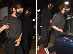 Ranveer Singh and Deepika Padukone set couple goals twinning in black during their dinner date
