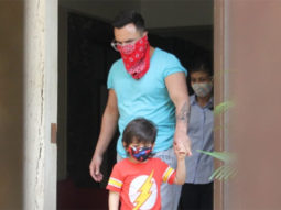 Saif Ali Khan, Kareena Kapoor Khan and Taimur spotted at Bandra