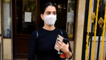 Sanya Malhotra spotted at pre gym session in Santacruz