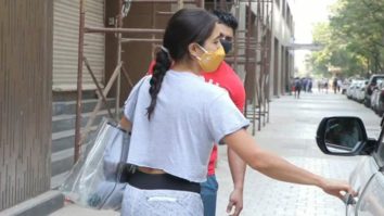 Sara Ali Khan spotted at gym in Andheri
