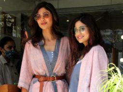 Shilpa Shetty and Shamita Shetty spotted at Farmers’ cafe in Bandra