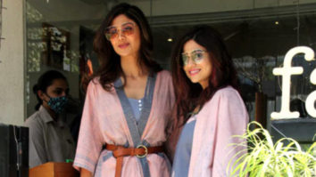 Shilpa Shetty and Shamita Shetty spotted at Farmers’ cafe in Bandra
