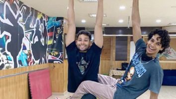 Siddhant Chaturvedi and Ishaan Khatter play the ‘baddy’ game on the sets of PhoneBhoot