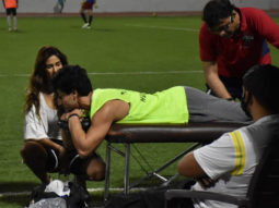 Tiger Shroff gets injured during a football match, ladylove Disha Patani stays by his side