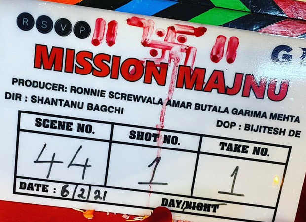 Sidharth Malhotra and Rashmika Mandanna starrer Mission Majnu commences shoot in Lucknow