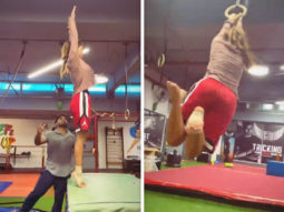 Disha Patani gives serious fitness goals while practicing gymnastics, watch video