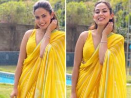 Shahid Kapoor’s wife Mira Rajput is a ray of sunshine in Rs. 35,000 Anita Dongre yellow saree