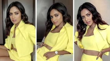 Amala Paul’s yellow co-ord set proves monotone fashion is always perfect option