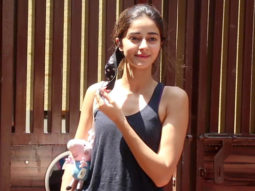 Ananya Panday spotted outside her yoga class in Bandra