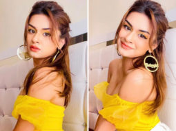 Avneet Kaur sets the summer vibe in yellow off-shoulder top and white shorts
