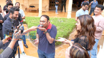On The Sets of the movie Bachchan Pandey