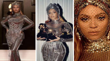 Beyoncé stuns in silver metal mesh gown by Burberry’s Riccardo Tisci after making history at Grammys 2021