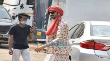 On the sets of the movie Bhool Bhulaiyaa 2