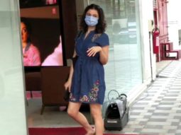 Divya Khosla Kumar spotted at T-Series office in Andheri