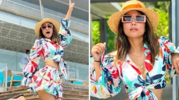Hina Khan dons monotone co-ords during Maldives vacation with boyfriend Rocky Jaiswal