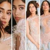 Janhvi Kapoor makes a statement in dreamy sheer and feather dress
