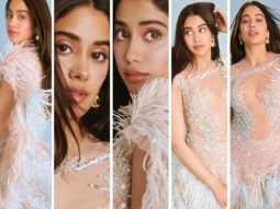 Janhvi Kapoor makes a statement in dreamy sheer and feather dress