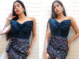 Janhvi Kapoor’s sequin embellished skirt and bow top will make you stand out at every party