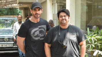 John Abraham spotted at Sunny Villa in Juhu for Satyameva Jayate 2 dubbing