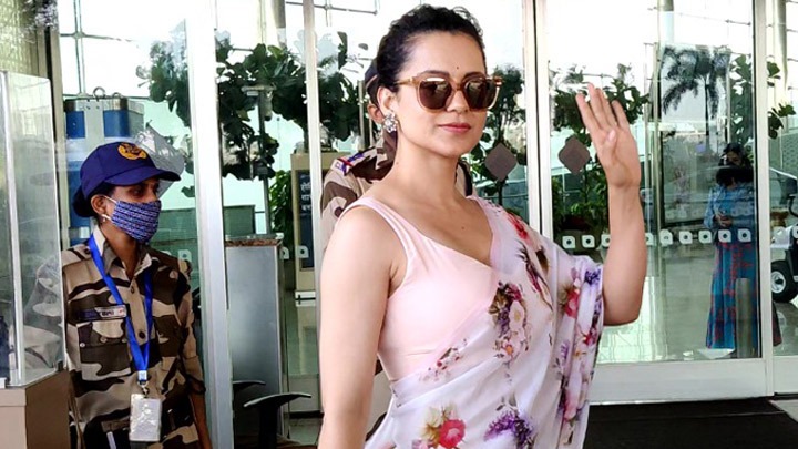 Kangana Ranaut spotted at Airport