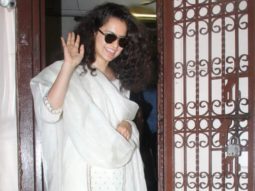 Kangana Ranaut spotted at dubbing studio in Bandra