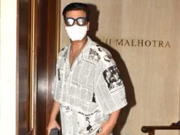 Karan Johar opts for a newspaper print shirt for Manish Malhotra’s house party, gets trolled online