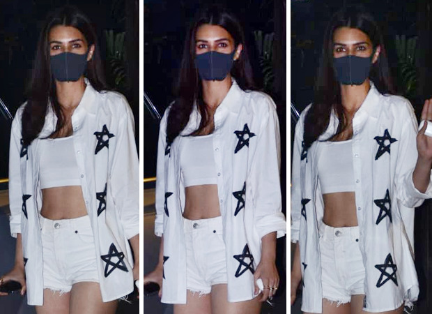 Kriti Sanon is all set for the summer in comfy white crop top, shorts and  Nike Cortez sneakers worth Rs. 4896 4896 : Bollywood News - Bollywood  Hungama