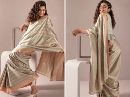 Mithila Palkar stuns in bohemian saree style