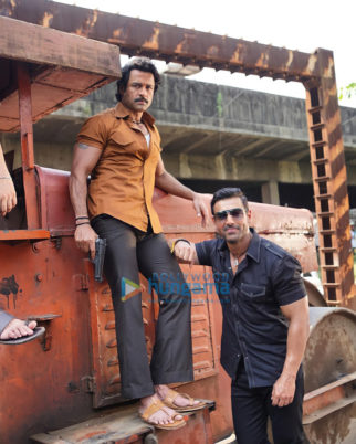 On The Sets Of The Movie Mumbai Saga