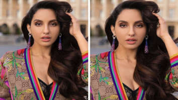 Nora Fatehi mesmerises in multicolour Gucci cardigan worth Rs. 1.8 lakhs