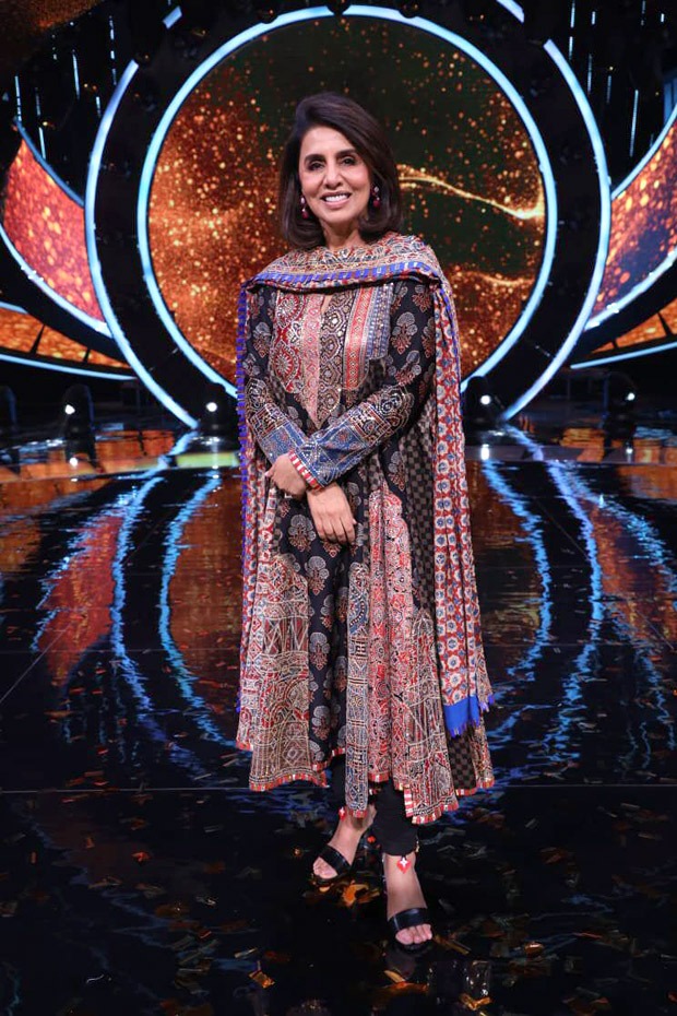 Neetu Kapoor graces the sets of Indian Idol 12 for a special episode dedicated to Rishi Kapoor