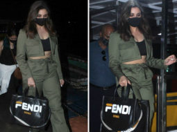 Parineeti Chopra aces off-duty chic style in olive green co-ord set and black crop top, carries Fendi bag worth Rs 1.37 lakhs