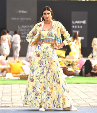 Photos: Athiya Shetty walks for Payal Singhal at Lakme Fashion Week 2021