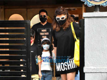 Photos: Ayushmann Khurrana snapped with wife Tahira Kashyap and kids in Bandra