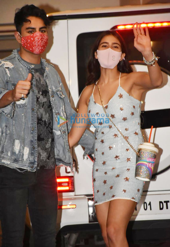 photos birthday boy ibrahim ali khan and sister sara ali khan at saif ali khans house in bandra 2