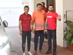 Photos: Emraan Hashmi, Anand Pandit and Rumi Jaffery snapped outside Anand Pandit’s office in Juhu