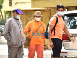 Photos: Huma Qureshi and Saqib Saleem snapped with their father in Juhu
