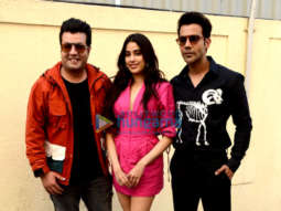 Photos: Janhvi Kapoor, Rajkummar Rao and Varun Sharma snapped promoting their film Roohi at PVR, Juhu