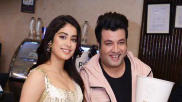 Photos: Janhvi Kapoor and Varun Sharma in Delhi for Roohi promotions