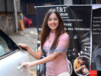 Photos: Jannat Zubair snapped at Tip & Toe nail spa in Juhu