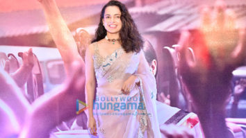 Photos: Kangana Ranaut snapped at the trailer launch of Thalaivi in Chennai